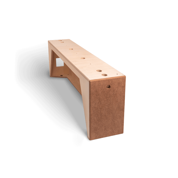 Copertura ruota sinistra facciata medium grezzo