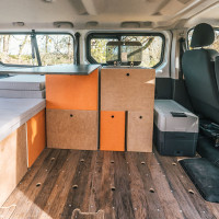 schlafen im Nissan NV300 / Primastar  Kombi